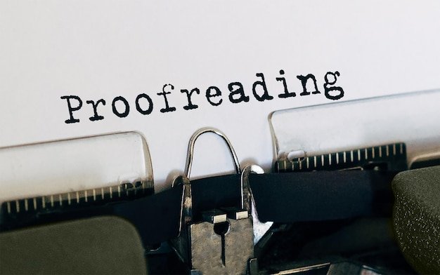 Proofreading and Editing