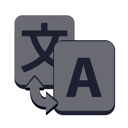 writing and translation icon