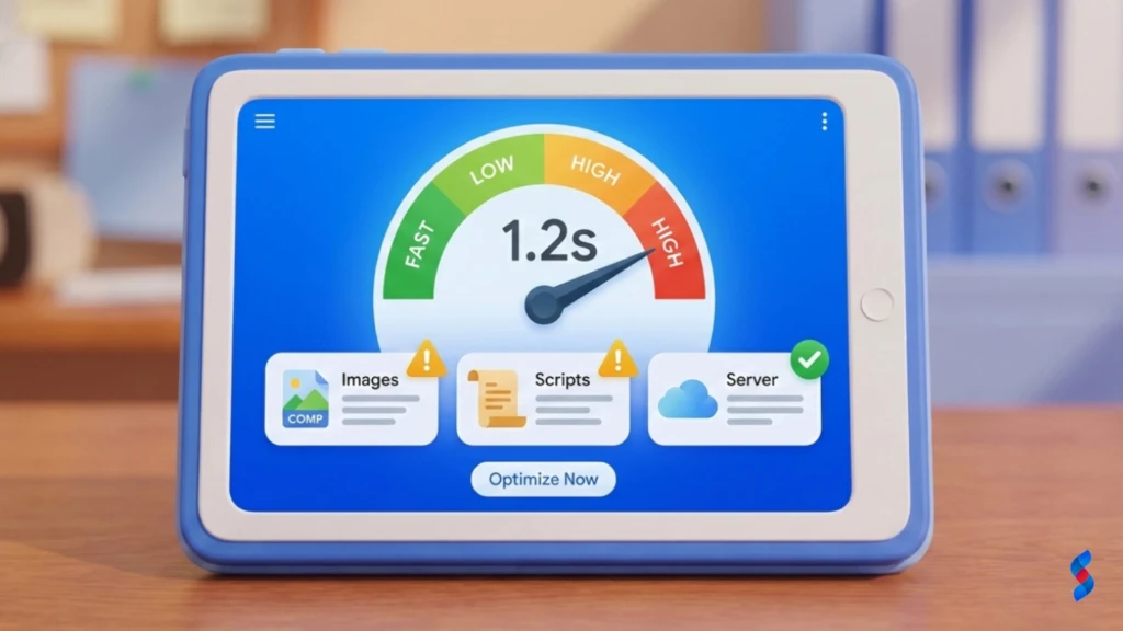 Voice Search SEO: The Amazing 2025 Ultimate Guide 1 a-screenshot-of-a-website-speed-test-result-highlighting-the-loading-time
