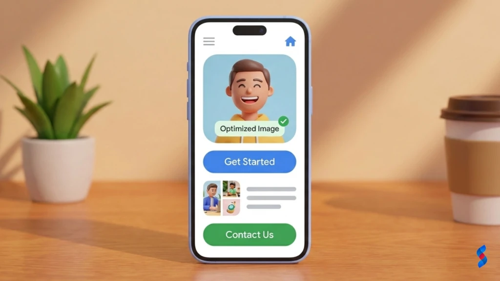 Mobile Friendly Website: The Amazing Guide for 2025 6 mockup-of-a-mobile-website-with-a-clear-and-streamlined-navigation-menu.