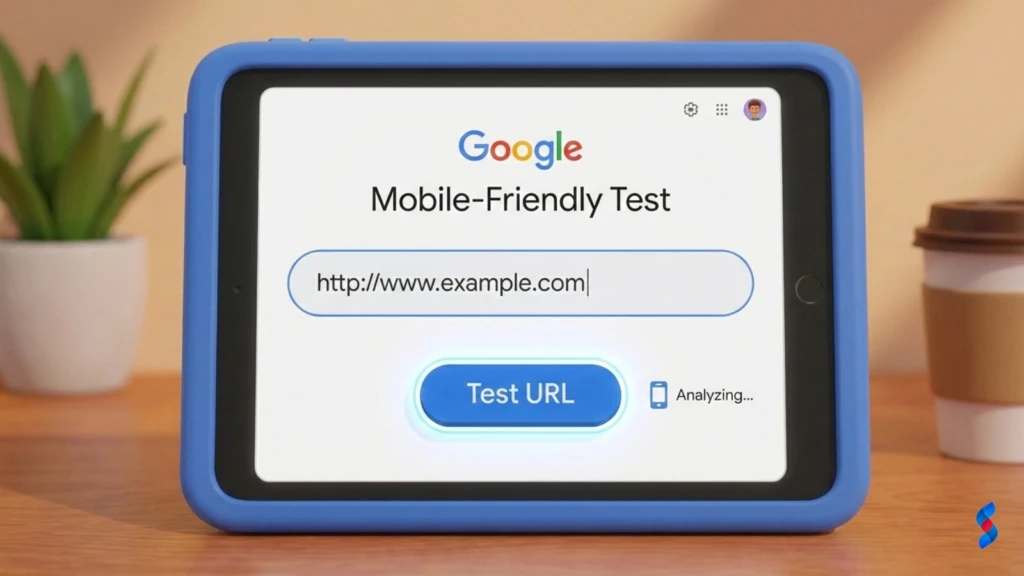 Mobile Friendly Website: The Amazing Guide for 2025 3 screenshot-of-google's-mobile-friendly-test-tool-with-a-url-entered-and-the-"test-url