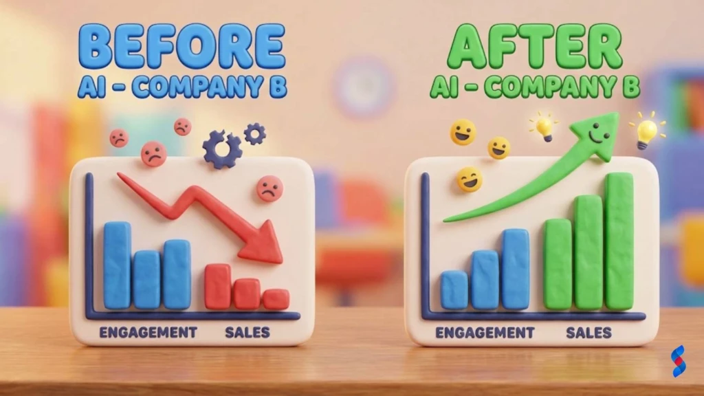 Future-Proof Digital Marketing Strategy: Proven 2026 Guide 2 a-graph-showing-the-increase-in-customer-engagement-and-sales