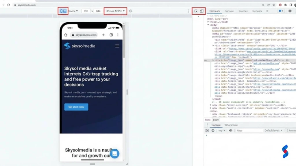 screenshot-of-chrome-developer-tools-showing-device-emulation