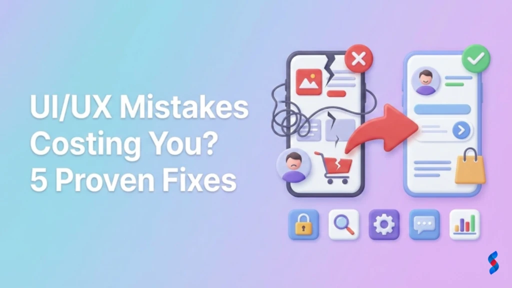 UI/UX Mistakes Costing You? 5 Proven Fixes